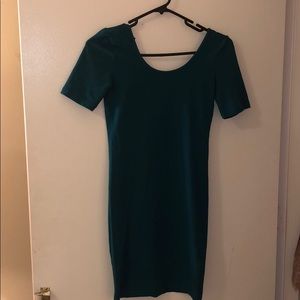 Deep Aqua blue dress